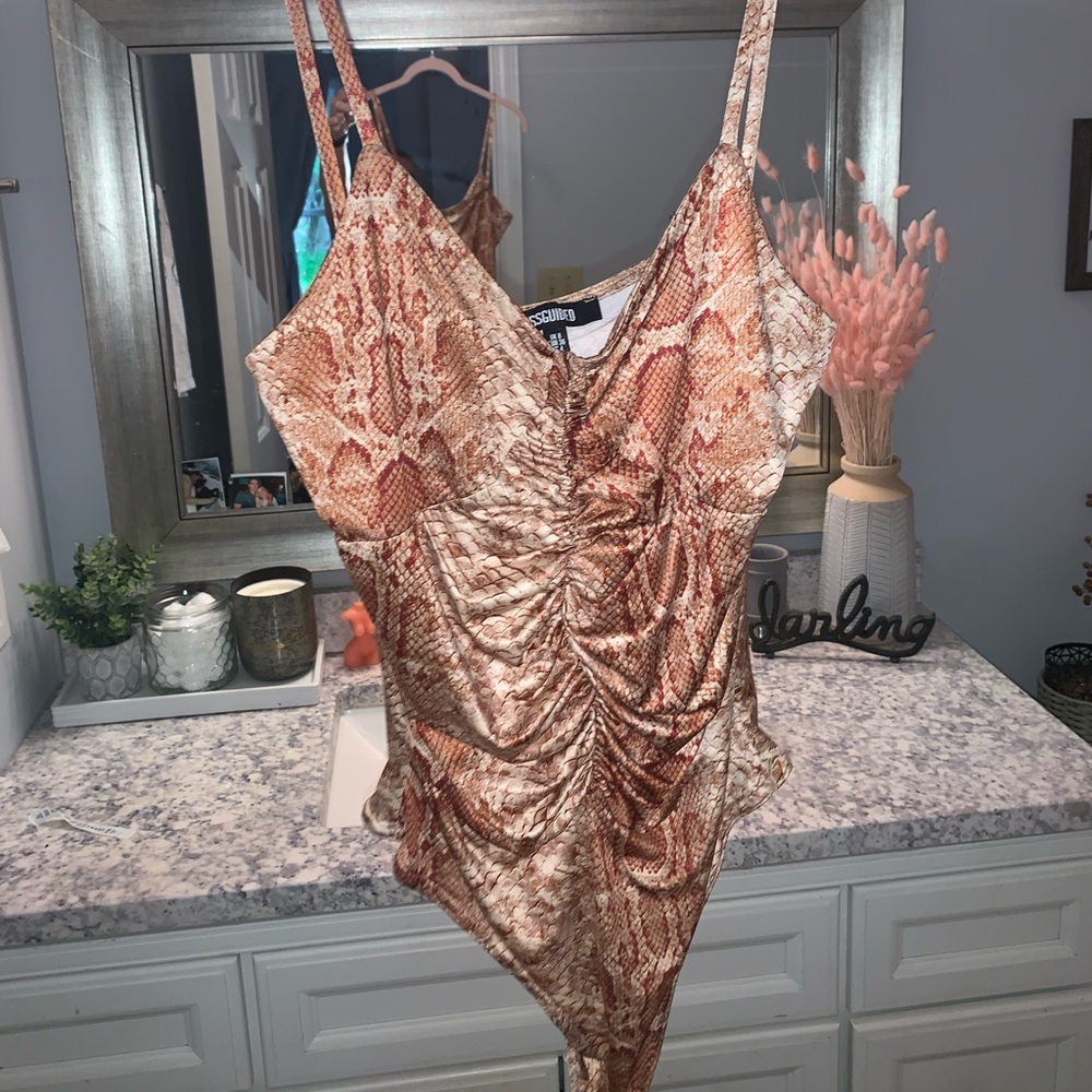 Snakeskin bodysuit